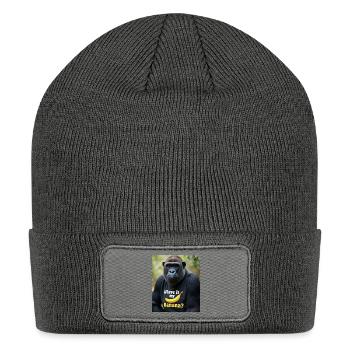 Prints for all - Patch Beanie - charcoal grey - Front