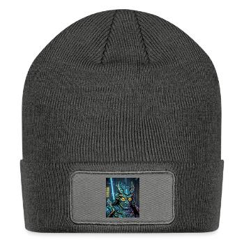 Prints for all - Patch Beanie - charcoal grey - Front
