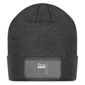 Class Of 2025 Senior  - Patch Beanie - charcoal grey - Front