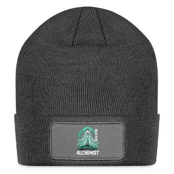 Dark Anime Fantasy Streetwear - T-shirt - Patch Beanie - charcoal grey - Front