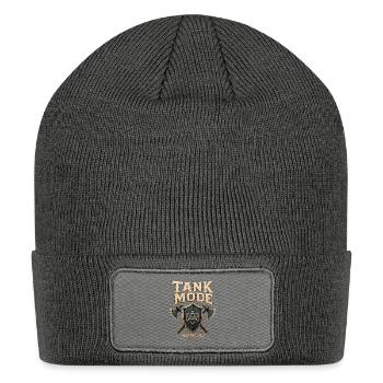 Tank Mode Hold The Line RPG Shield - Patch Beanie - charcoal grey - Front