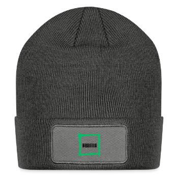 Positive T Shirt - Patch Beanie - charcoal grey - Front