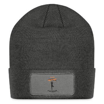 Yoga Is My Passion Accessories - Patch Beanie - charcoal grey - Front