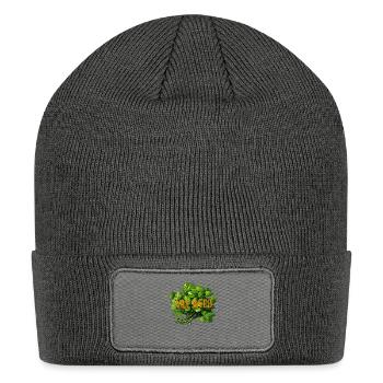Cilantro- Vile Weed - Patch Beanie - charcoal grey - Front