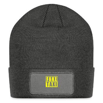 I can t rid him even for my children s sake - Patch Beanie - charcoal grey - Front
