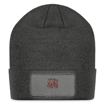 Festive joy - Patch Beanie - charcoal grey - Front