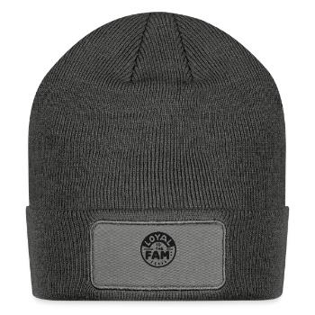 Loyal to the Fam - Patch Beanie - charcoal grey - Front