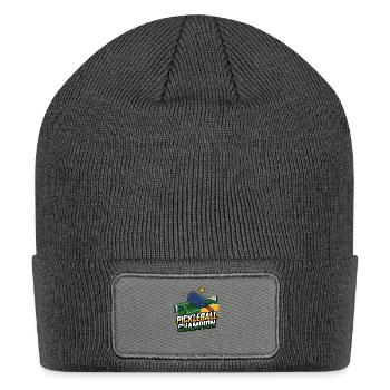 Pickleball Passion and Play - Patch Beanie - charcoal grey - Front