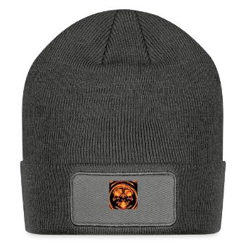 1000000647 - Patch Beanie - charcoal grey - Front