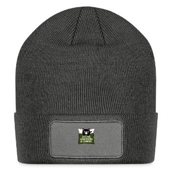 Purrfect Comfort - Patch Beanie - charcoal grey - Front