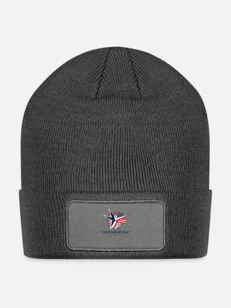 INDEPENDENCE DAY - Patch Beanie - charcoal grey