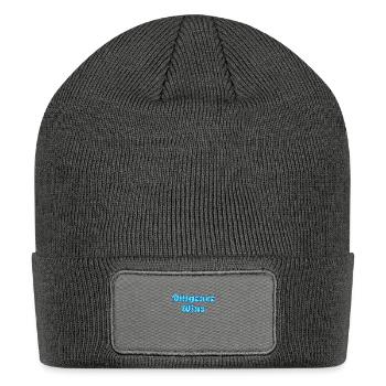 inspiration work - Patch Beanie - charcoal grey - Front