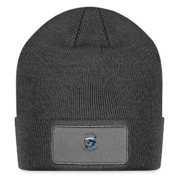 Dolphin Joy - Patch Beanie - charcoal grey - Front