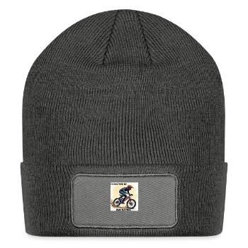 I'D RATHER BE BMX RACING - Patch Beanie - charcoal grey - Front