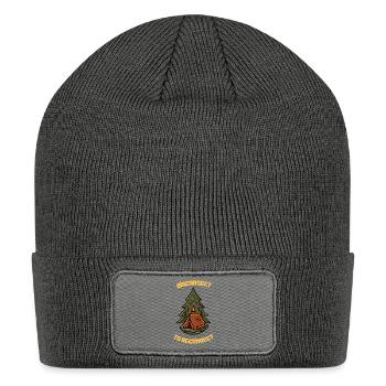 Disconnect to Reconnect Camping Night - Patch Beanie - charcoal grey - Front