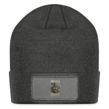 Botanical Toxicity Specialist Poison Plant Bellado - Patch Beanie - charcoal grey - Front