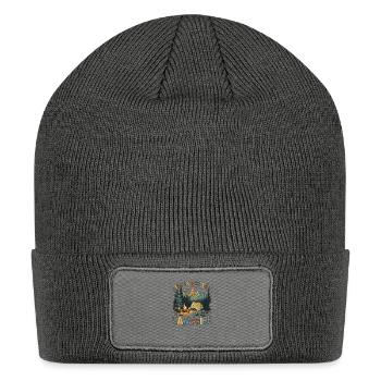 Life Is Better by the Campfire - Patch Beanie - charcoal grey - Front