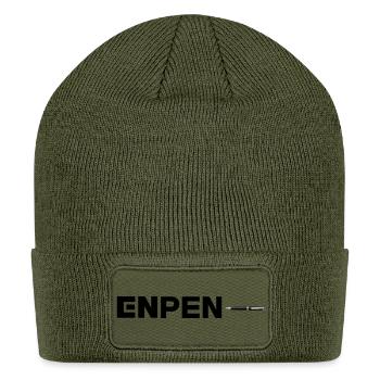 ENPEN funny kpop print - Patch Beanie - olive - Front