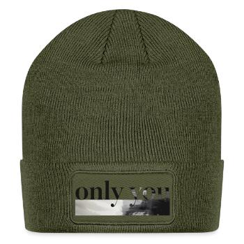 Only You Mono Landscape - Patch Beanie - olive - Front