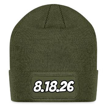 25K on 8.18.26 - Patch Beanie - olive - Front