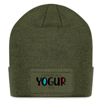 Yogur de ajo - Patch Beanie - olive - Front