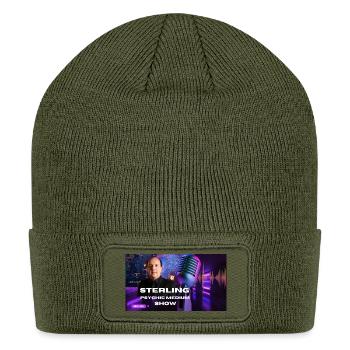 Master Podcast Thumbnail Logo Screen - Patch Beanie - olive - Front
