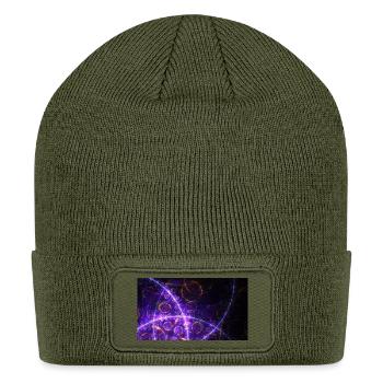 Concentric Circles - Patch Beanie - olive - Front