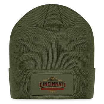 Cincinnati Tradition Drive - Patch Beanie - olive - Front