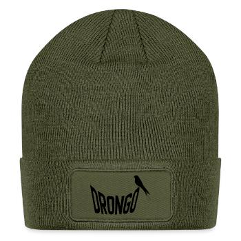 drongo - Patch Beanie - olive - Front