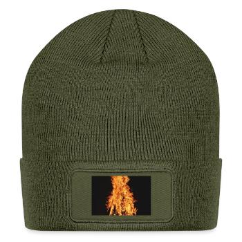 The Fire - Patch Beanie - olive - Front