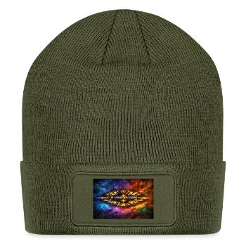 Cosmic Circuit Fashion Core - Patch Beanie - olive - Front