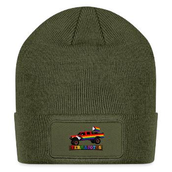 All American Bump Queer  - Patch Beanie - olive - Front