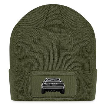 Trans Am Rear BW - Patch Beanie - olive - Front