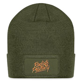 Radiate Positivity - Patch Beanie - olive - Front