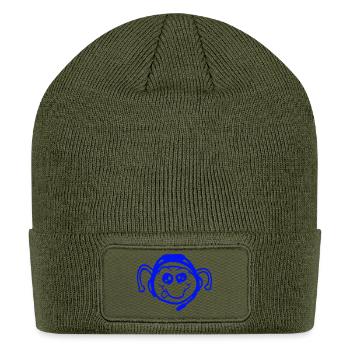 Caterpillar Gamer headset Nerd Alien headphones - Patch Beanie - olive - Front