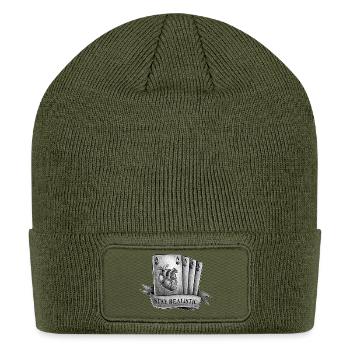 Stay Realistic - Patch Beanie - olive - Front