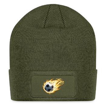 Soccer anime - Patch Beanie - olive - Front