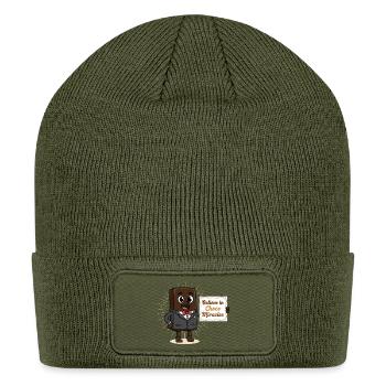 Choco Miracle Mascot in Suit - Patch Beanie - olive - Front