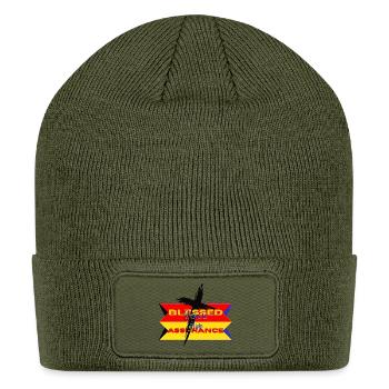 Jesus is Mine - Patch Beanie - olive - Front