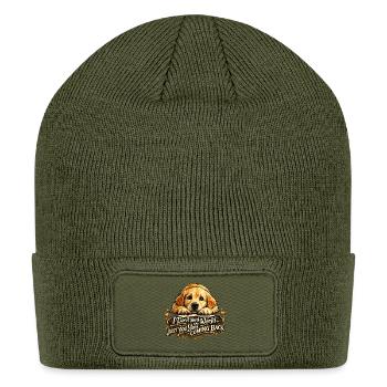 Puppy Promise: Just You Coming Back - Patch Beanie - olive - Front