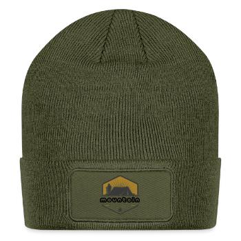 Dawn Camp Sunrise Tee Art - Patch Beanie - olive - Front