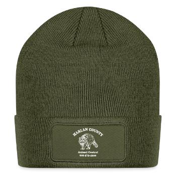 Haarlan County Animal Control - Patch Beanie - olive - Front