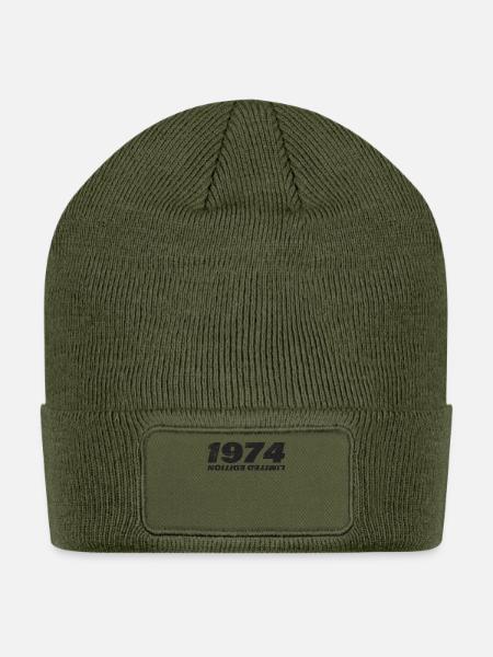1974 vintage - Patch Beanie - olive