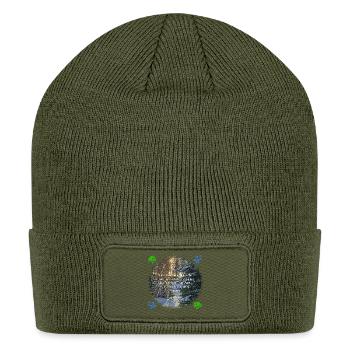 The Most Joy - Patch Beanie - olive - Front