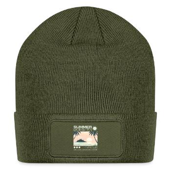 Summer - Smells Like Coconut And Freedom - Patch Beanie - olive - Front