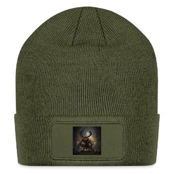 Infernal Stag in the Catacombs - Patch Beanie - olive - Front