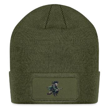 The Witch and the Black Cat - Patch Beanie - olive - Front