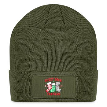 Fuzzy Sock Fan Club - Patch Beanie - olive - Front