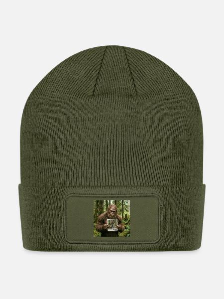 Human sighting - Patch Beanie - olive