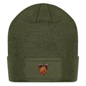 Eternal Flame: Sword and Serpent - Patch Beanie - olive - Front
